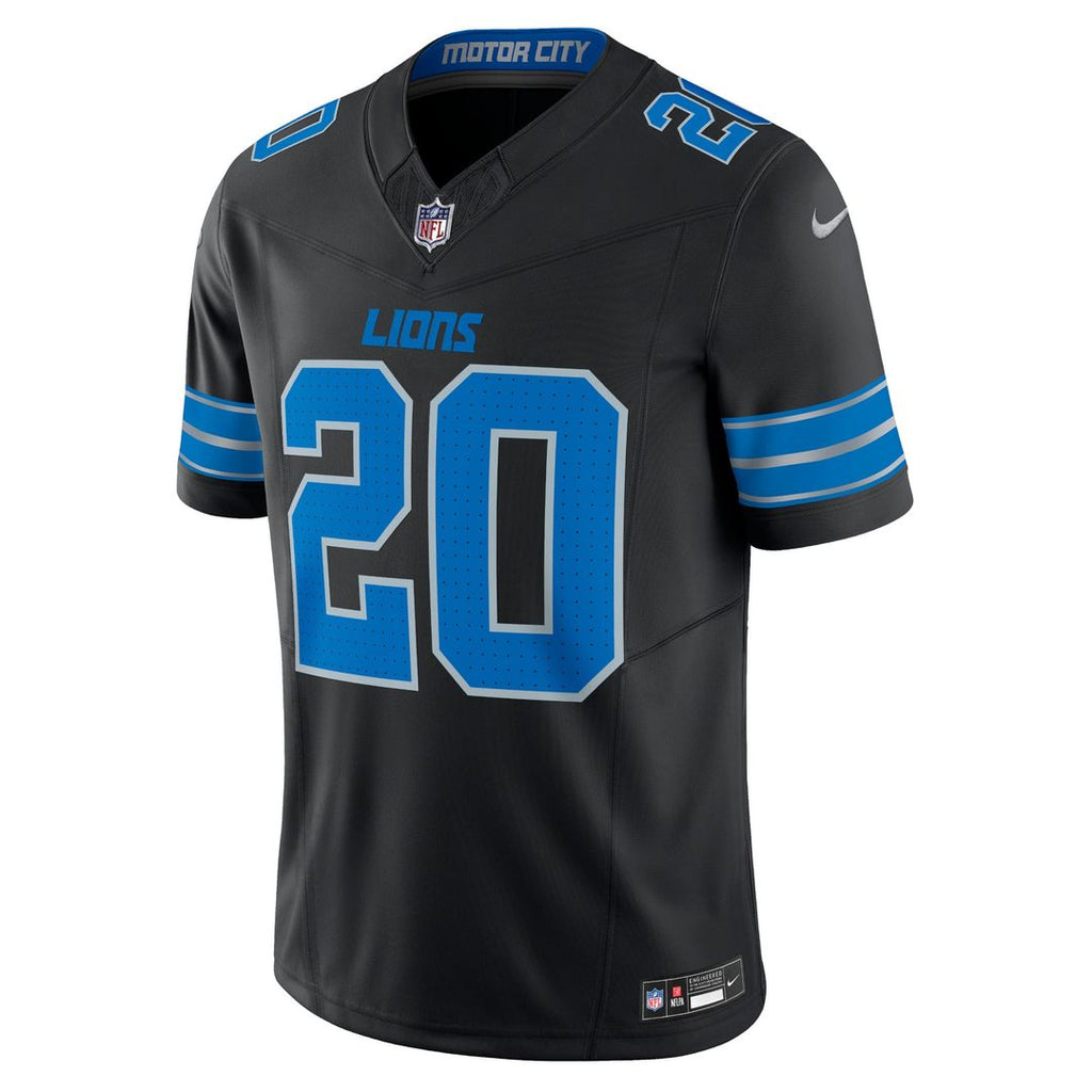 Detroit Lions Barry Sanders Nike Black 2nd Alternate Vapor FUSE Limited Jersey