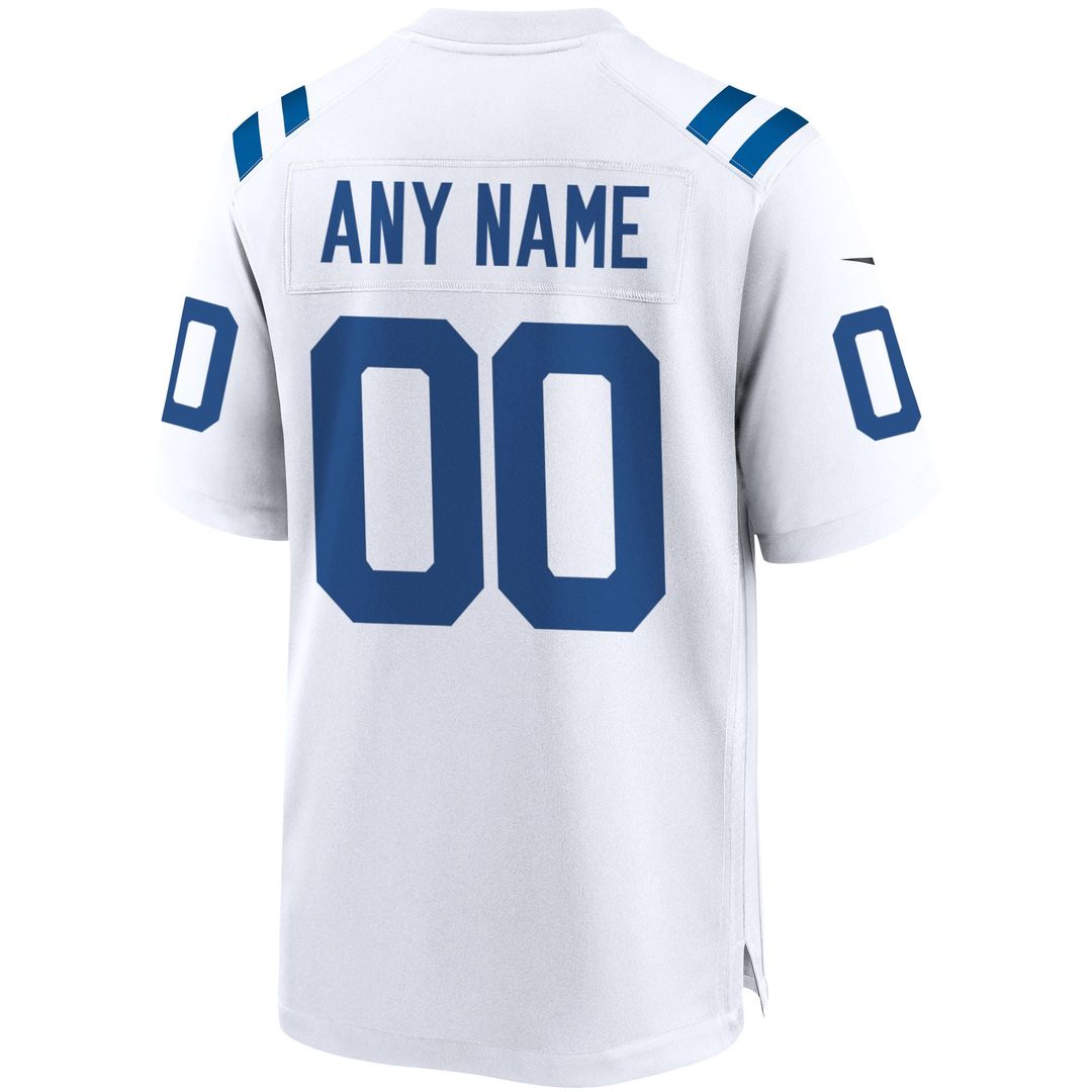 Indianapolis Colts Nike White Custom Jersey