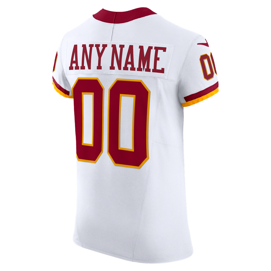 Washington Commanders Nike White Vapor FUSE Elite Custom Jersey