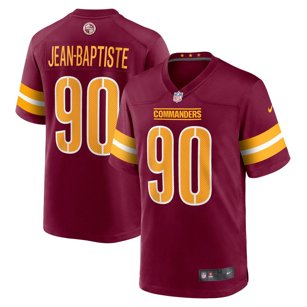 Washington Commanders Javontae Jean - Baptiste Nike Burgundy Game Jersey
