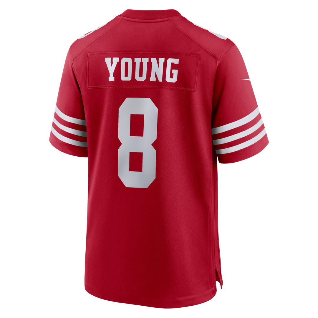 San Francisco 49ers Steve Young Nike Scarlet Retired Game Jersey