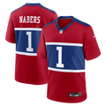 New York Giants Malik Nabers Nike Century Red Alternate Game Jersey