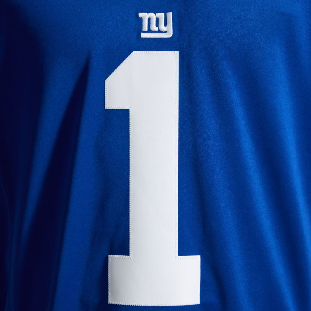New York Giants Malik Nabers Nike Royal Team Vapor FUSE Stitched Limited Jersey