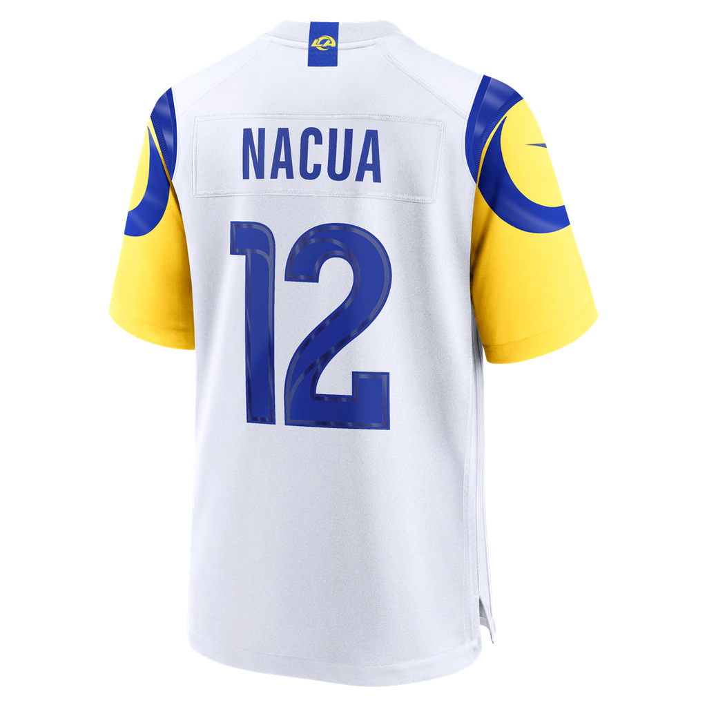Los Angeles Rams Puka Nacua Nike White White Game Jersey