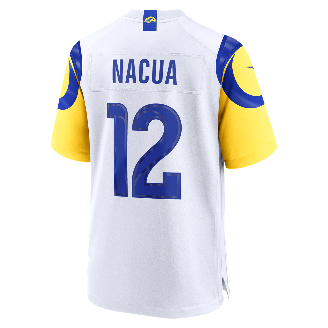 Los Angeles Rams Puka Nacua Nike White White Game Jersey