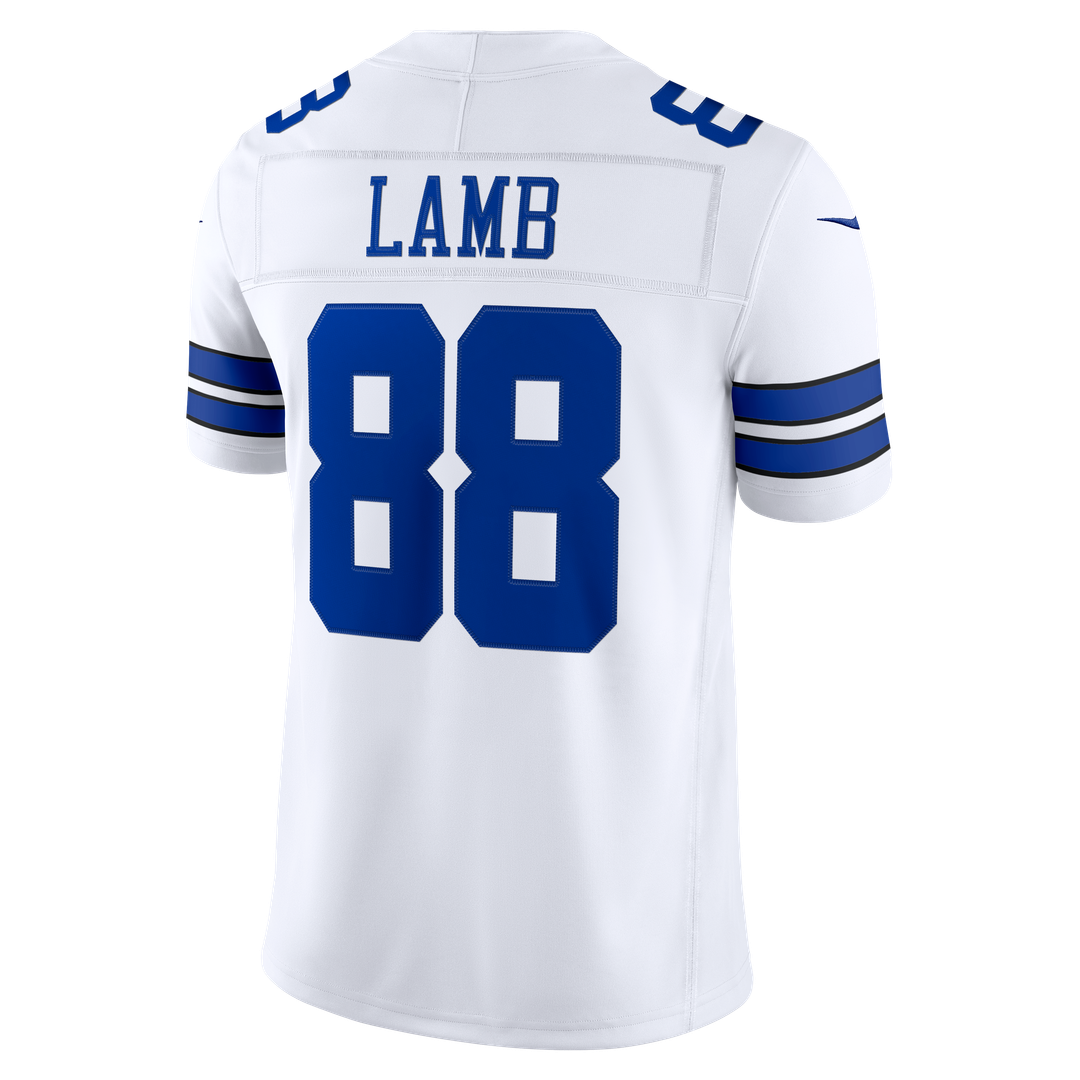 Dallas Cowboys CeeDee Lamb Nike White Vapor FUSE Stitched Limited Jersey