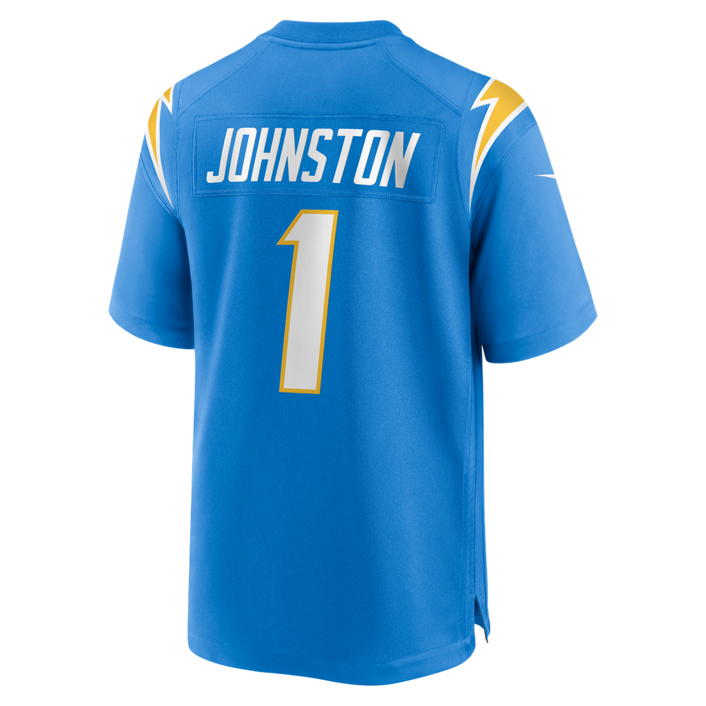 Los Angeles Chargers Quentin Johnston Nike Navy Alternate Super Chargers Game Jersey