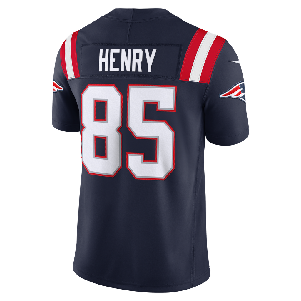 New England Patriots Hunter Henry Nike Navy Team Vapor FUSE Stitched Limited Jersey