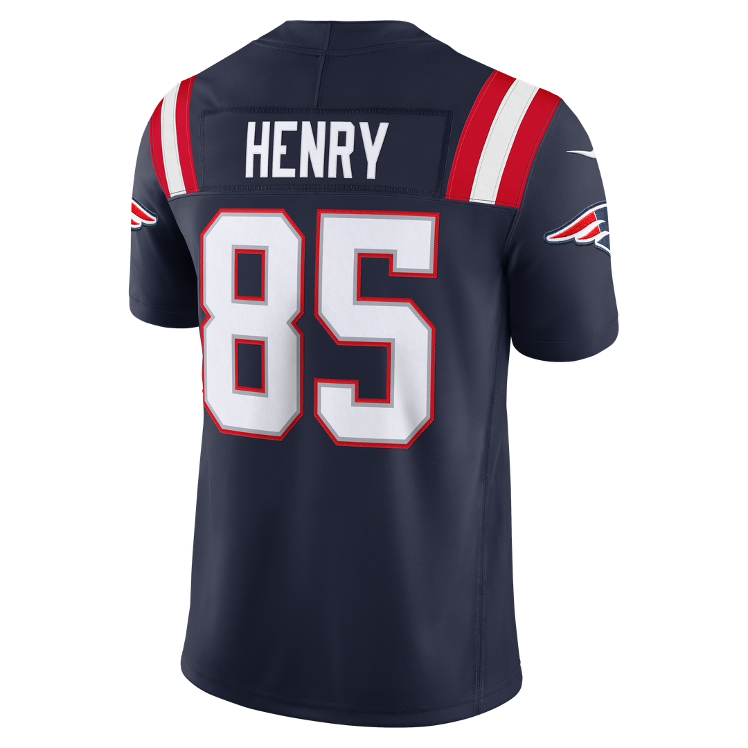 New England Patriots Hunter Henry Nike Navy Team Vapor FUSE Stitched Limited Jersey