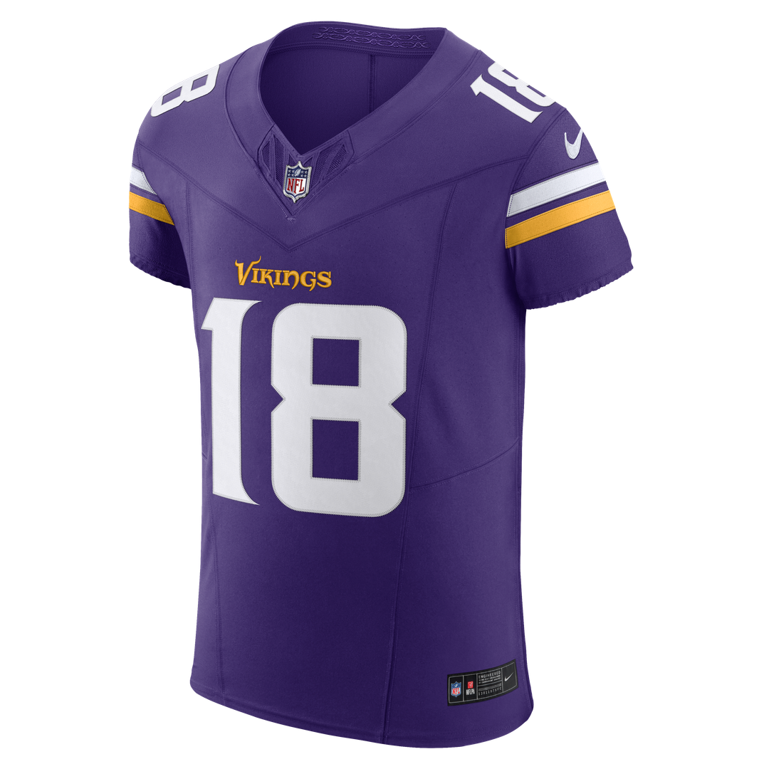 Minnesota Vikings Justin Jefferson Nike Purple Team Vapor FUSE Elite Jersey