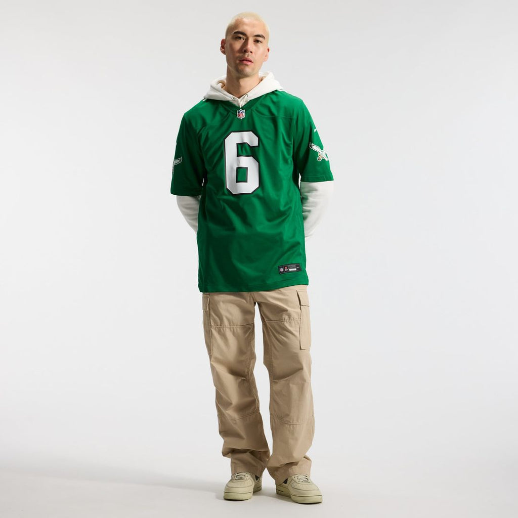 Philadelphia Eagles DeVonta Smith Nike Kelly Green Alternate Game Jersey