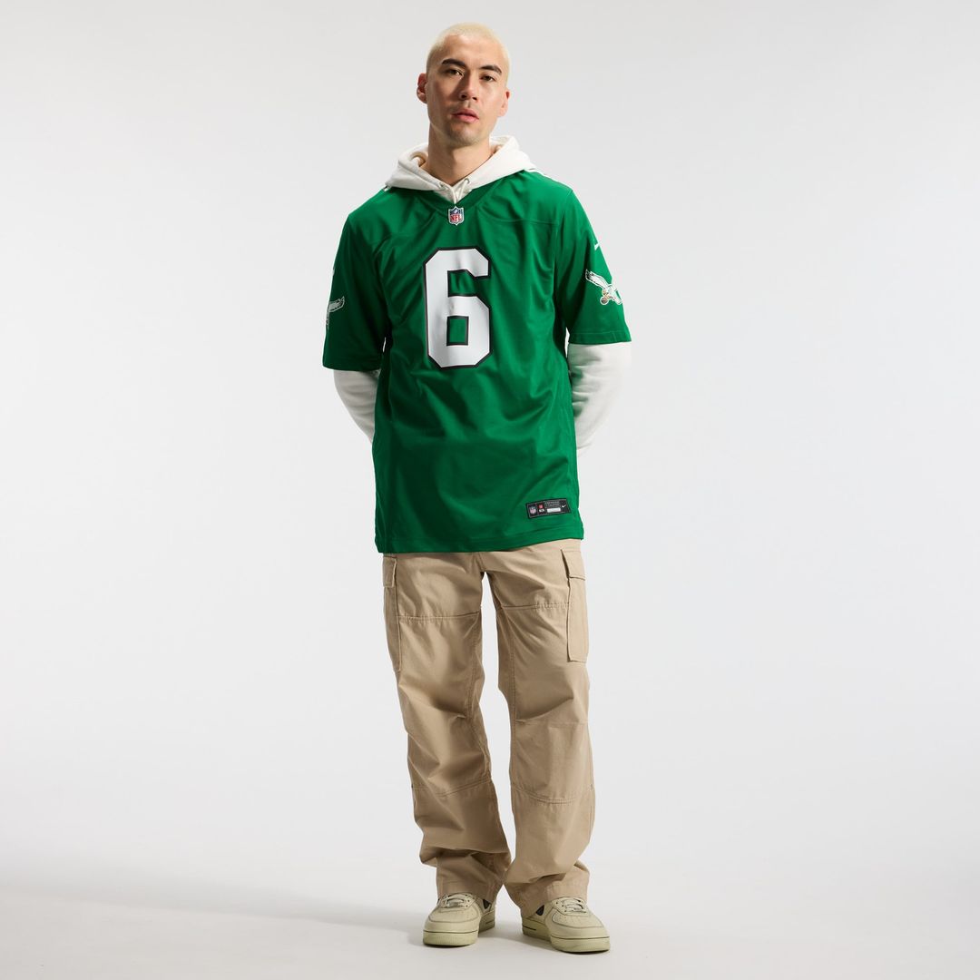Philadelphia Eagles DeVonta Smith Nike Kelly Green Alternate Game Jersey