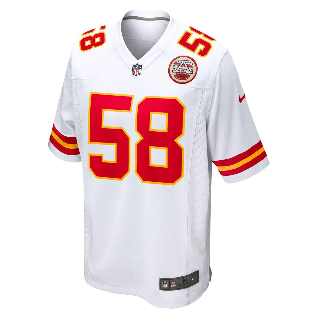 Kansas City Chiefs Derrick Thomas Nike White Retired Game Jersey