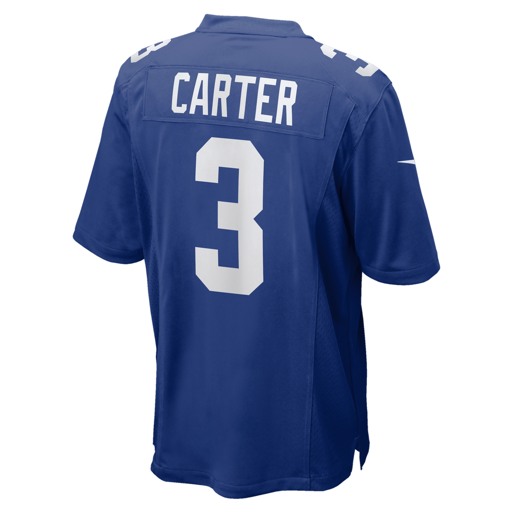 New York Giants Abdul Carter Nike Royal Game Jersey