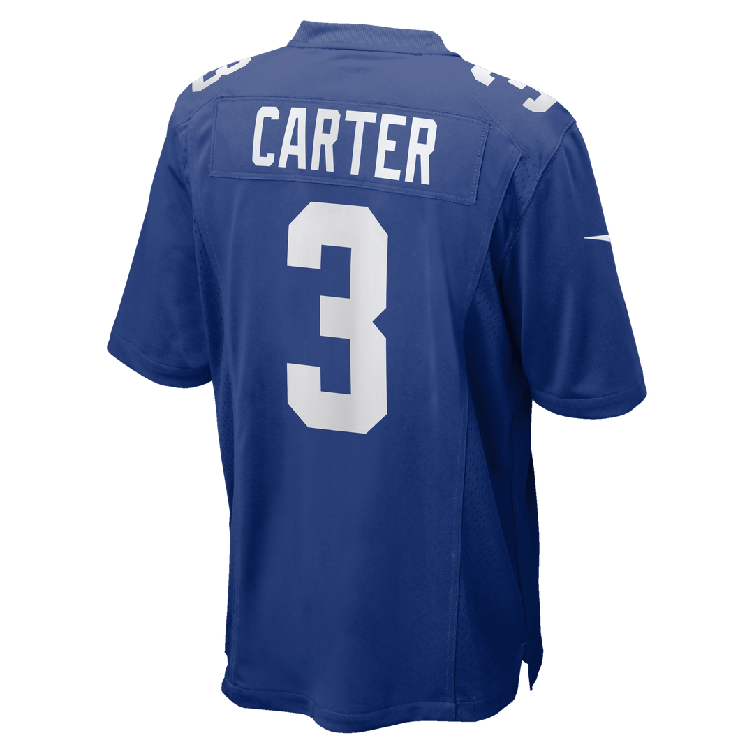 New York Giants Abdul Carter Nike Royal Game Jersey