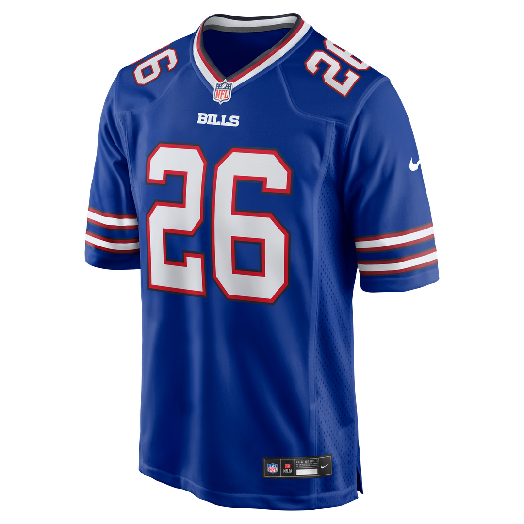Buffalo Bills Ty Johnson Nike Royal Game Jersey