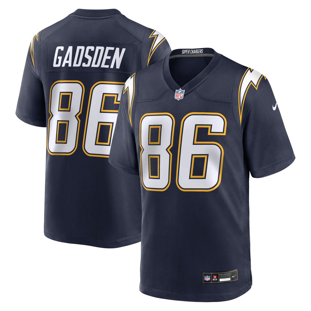 Los Angeles Chargers Oronde Gadsden Nike Powder Blue Game Jersey