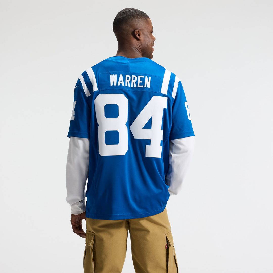Indianapolis Colts Tyler Warren Nike White Vapor FUSE Stitched Limited Jersey