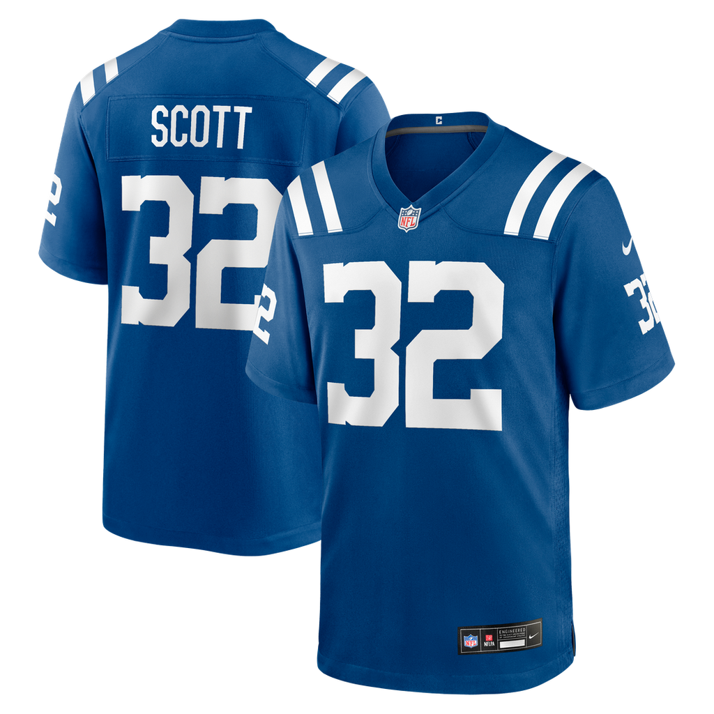 Indianapolis Colts Daniel Scott Nike Royal Game Jersey