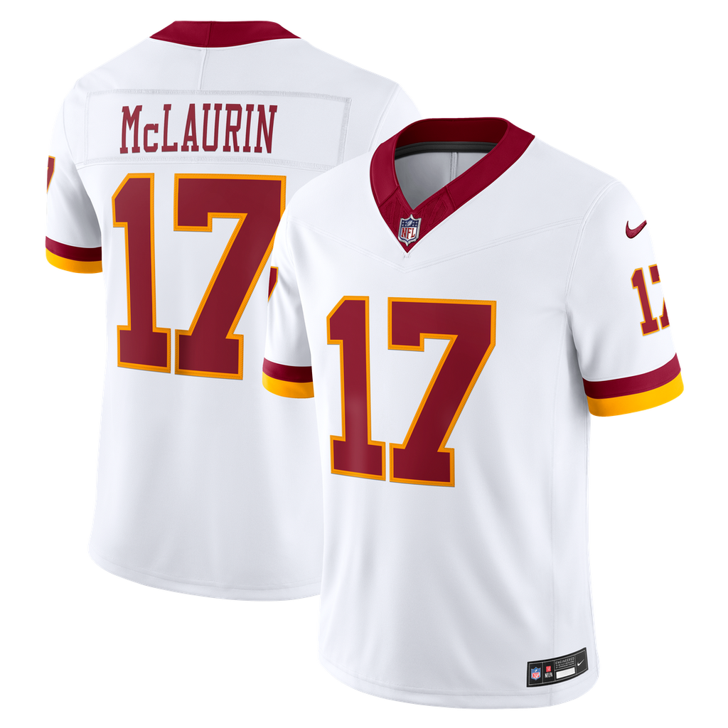 Washington Commanders Terry McLaurin Nike White Vapor FUSE Stitched Limited Jersey