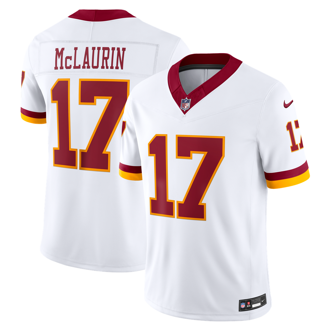 Washington Commanders Terry McLaurin Nike White Vapor FUSE Stitched Limited Jersey