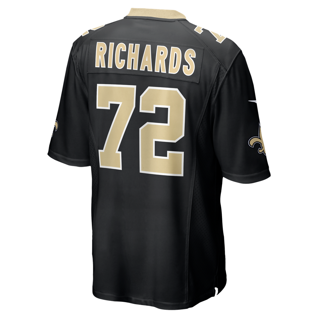 New Orleans Saints Asim Richards Nike Black Game Jersey