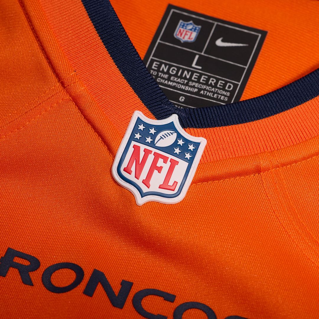 Denver Broncos Jordan Jackson Nike Orange Game Jersey