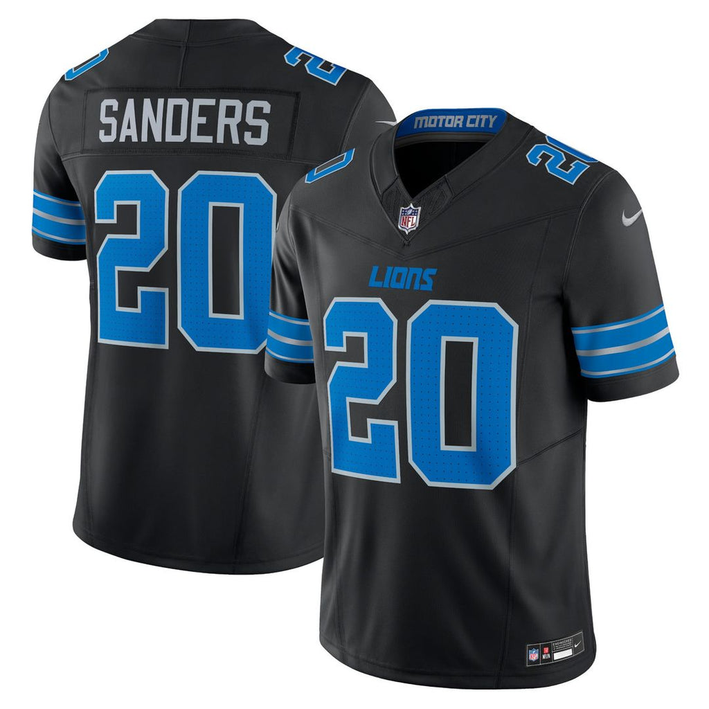 Detroit Lions Barry Sanders Nike Black 2nd Alternate Vapor FUSE Limited Jersey