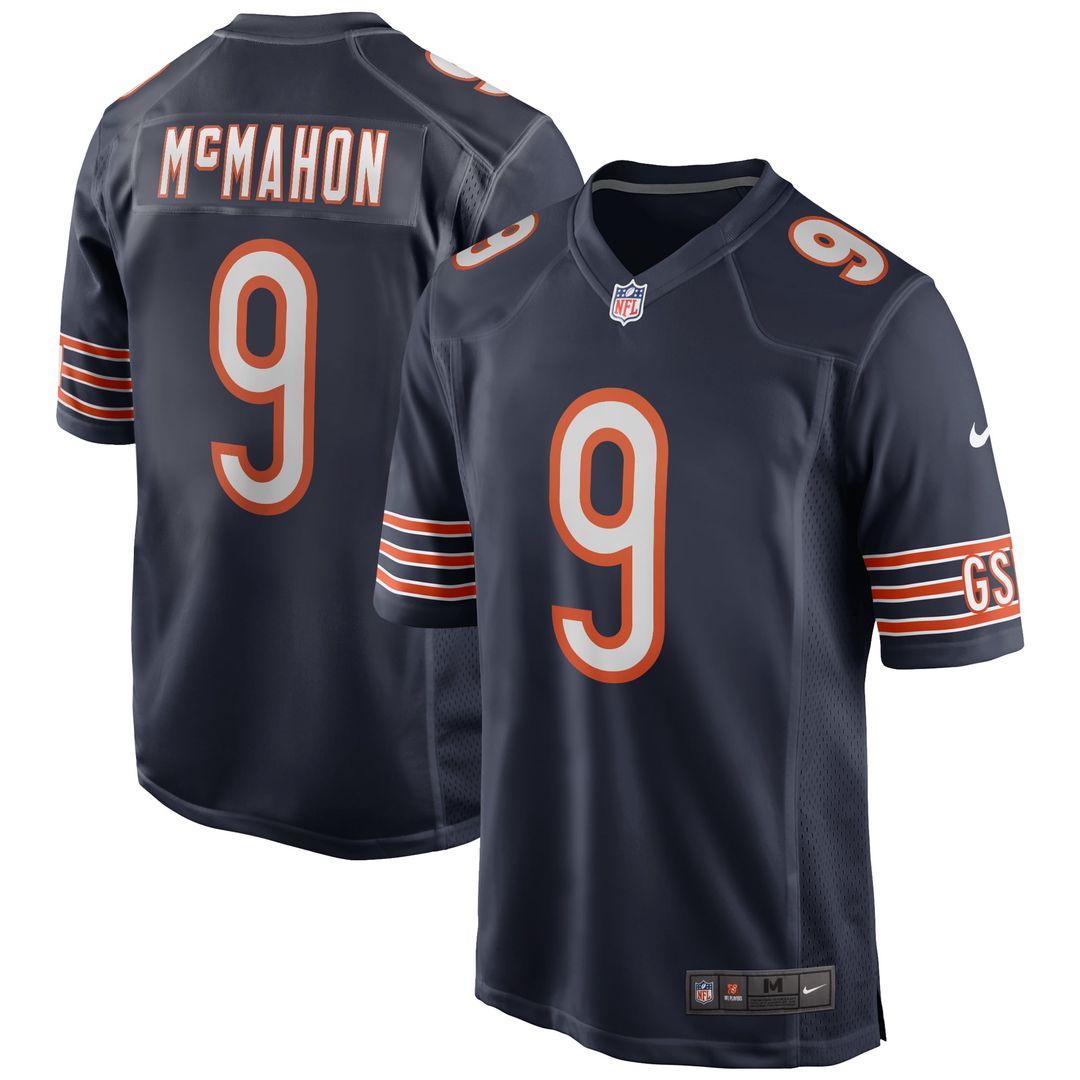 Chicago Bears Jim McMahon Nike Navy Retired Player Game Jersey