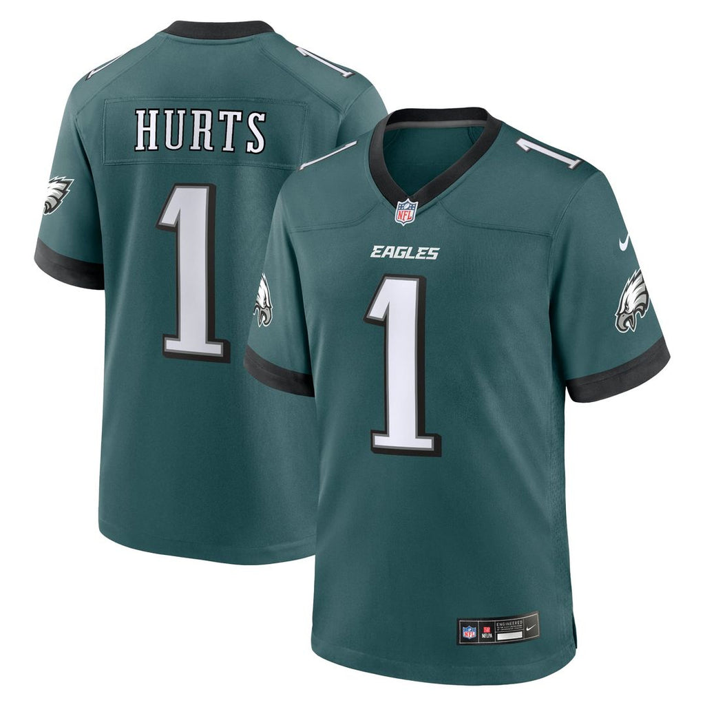 Philadelphia Eagles Jalen Hurts Nike Midnight Green Game Jersey
