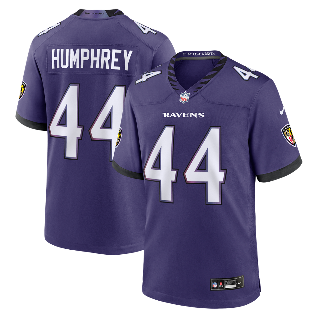 Baltimore Ravens Marlon Humphrey Nike Purple Game Jersey