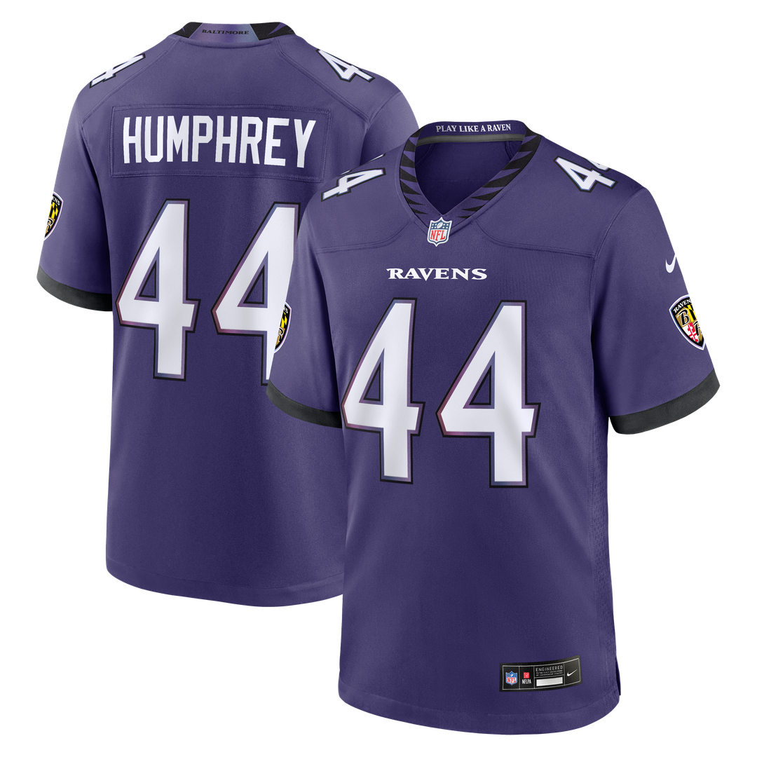Baltimore Ravens Marlon Humphrey Nike Purple Game Jersey