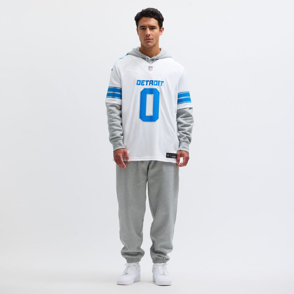 Detroit Lions Jahmyr Gibbs Nike Black 2nd Alternate Vapor FUSE Limited Jersey