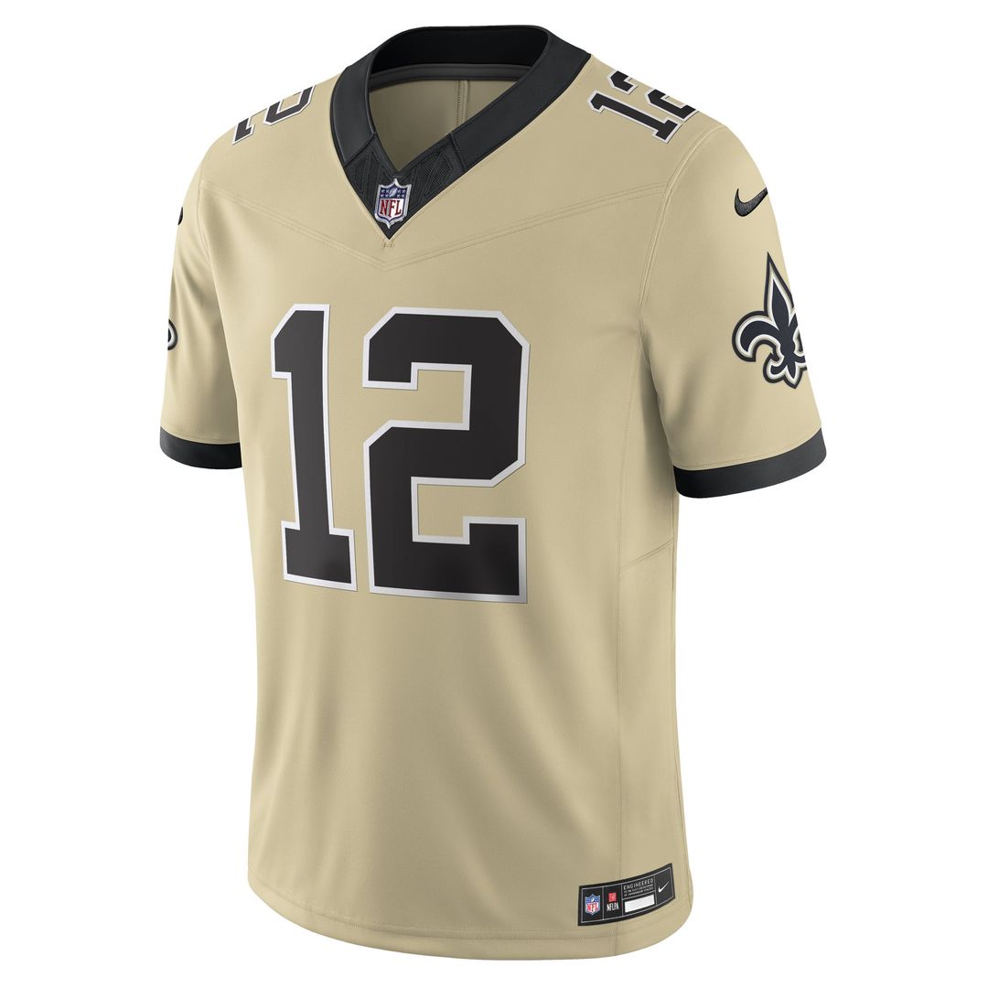 New Orleans Saints Chris Olave Nike Gold Alternate Gameday Golds Alternate Vapor FUSE Limited Jersey