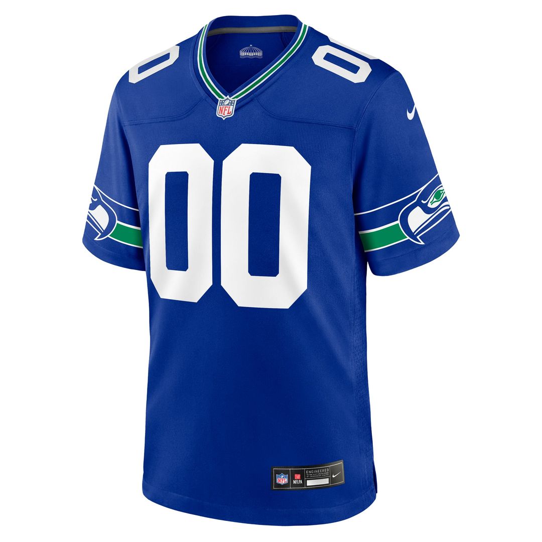 Seattle Seahawks Nike White Custom Jersey