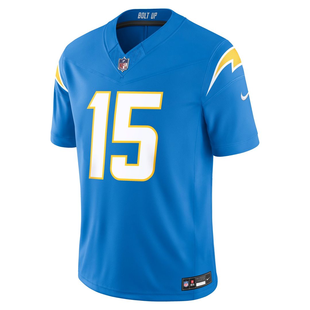 Los Angeles Chargers Ladd McConkey Nike Powder Blue Team Vapor FUSE Stitched Limited Jersey