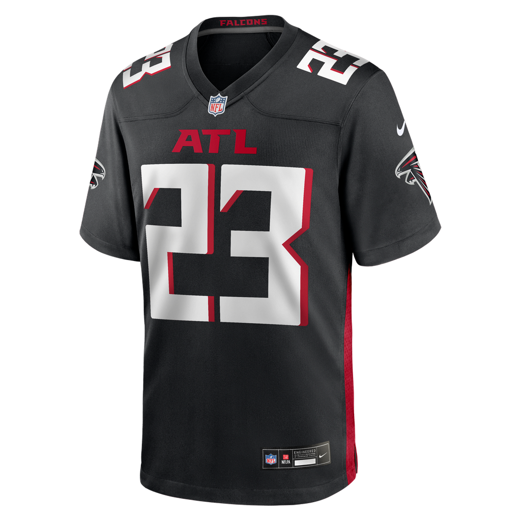 Atlanta Falcons DeMarcco Hellams Nike Black Game Jersey