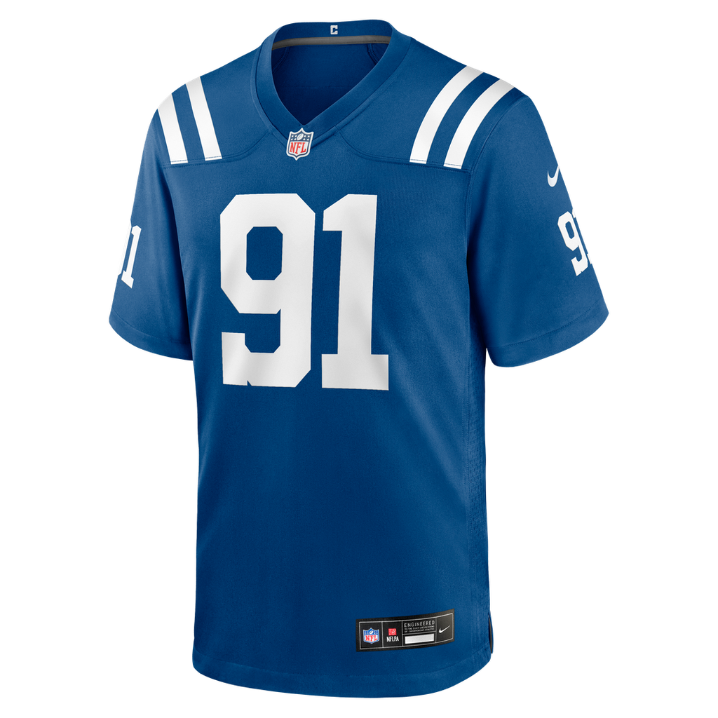 Indianapolis Colts JT Tuimoloau Nike Royal Game Jersey