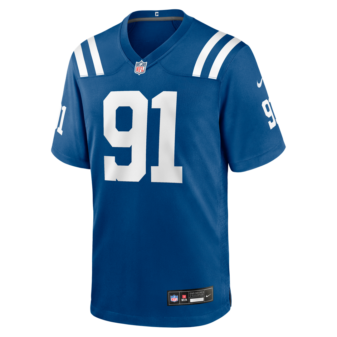 Indianapolis Colts JT Tuimoloau Nike Royal Game Jersey