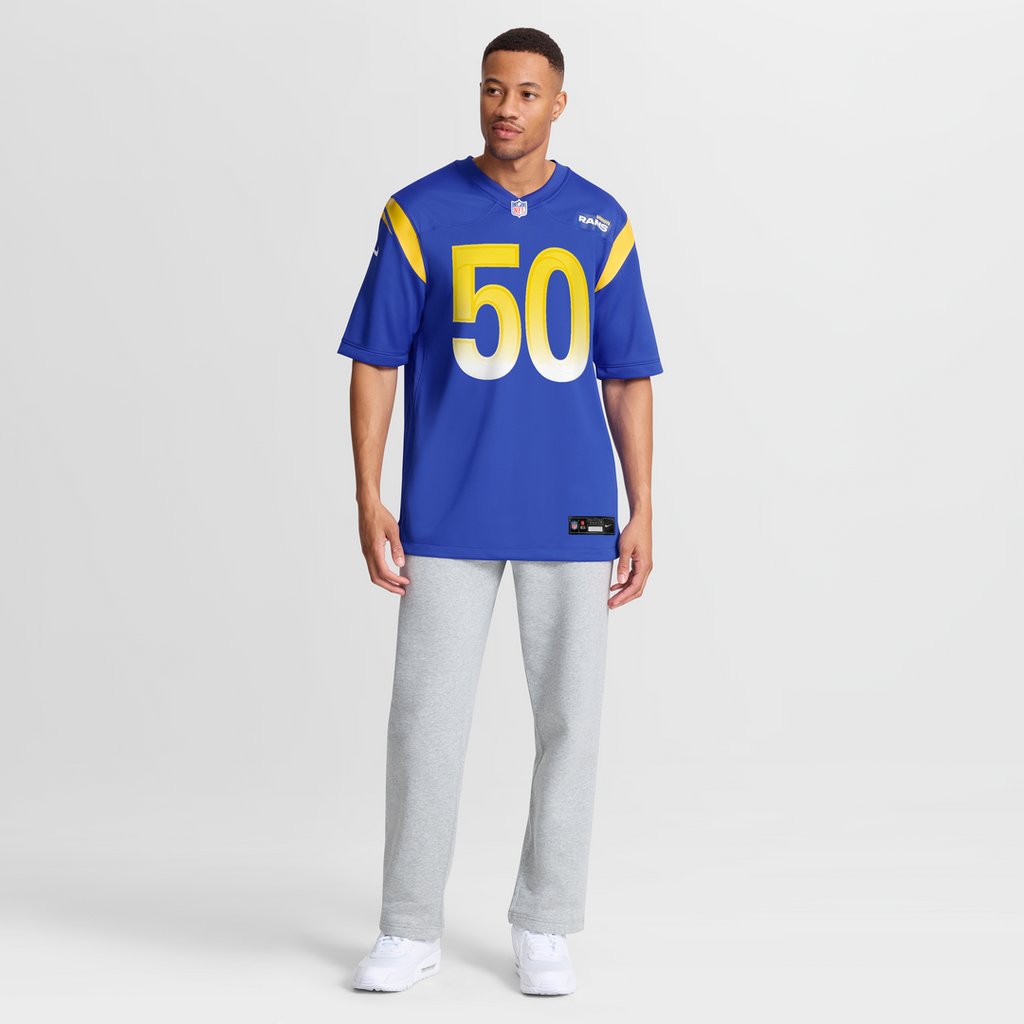 Los Angeles Rams Beaux Limmer Nike Royal Game Jersey