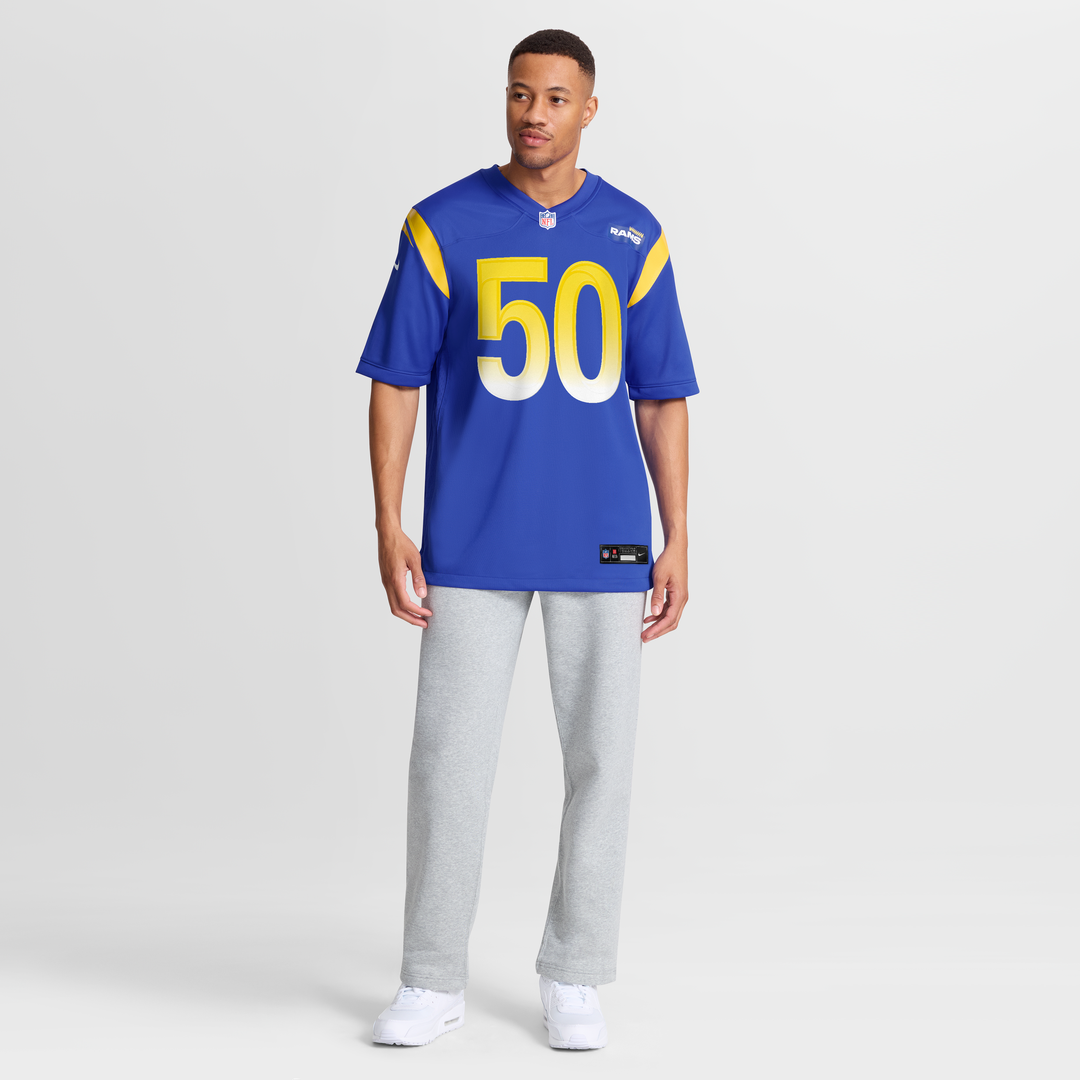 Los Angeles Rams Beaux Limmer Nike Royal Game Jersey