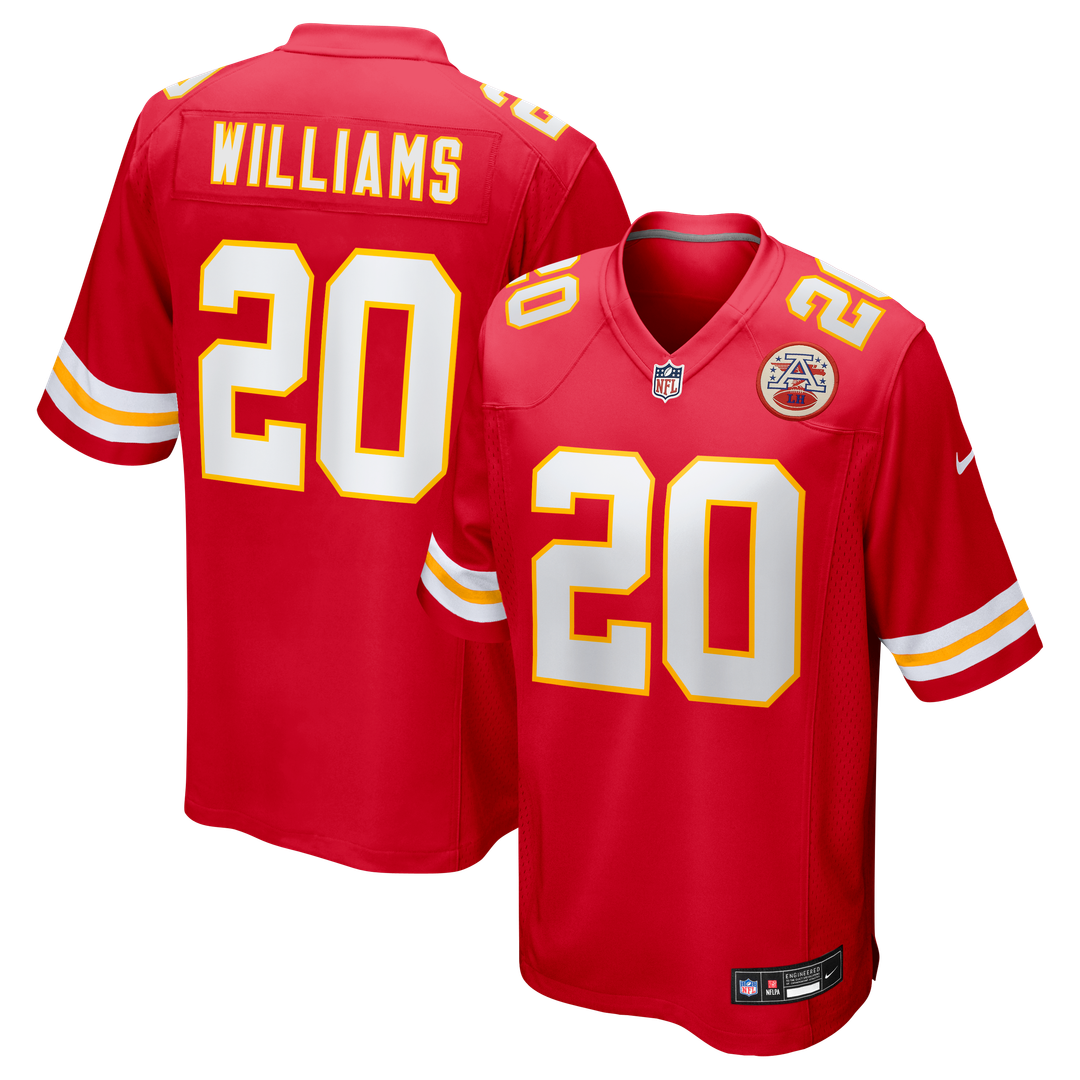 Kansas City Chiefs Nohl Williams Nike Red Game Jersey