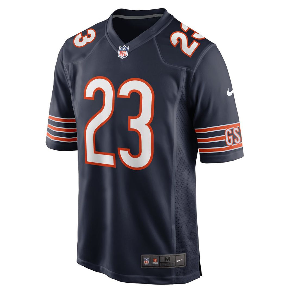 Chicago Bears Roschon Johnson Nike Navy Game Jersey
