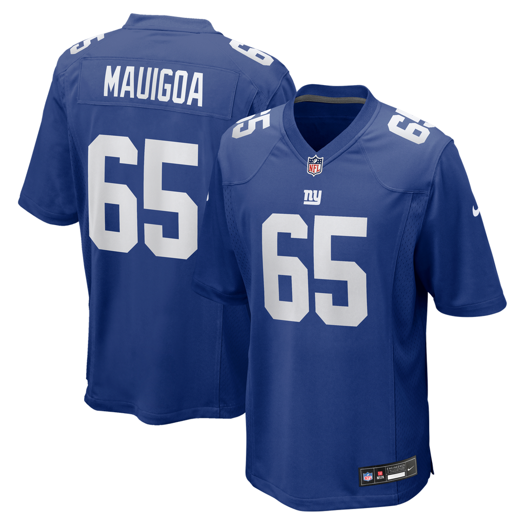 New York Giants Francis Mauigoa Nike Royal Game Jersey