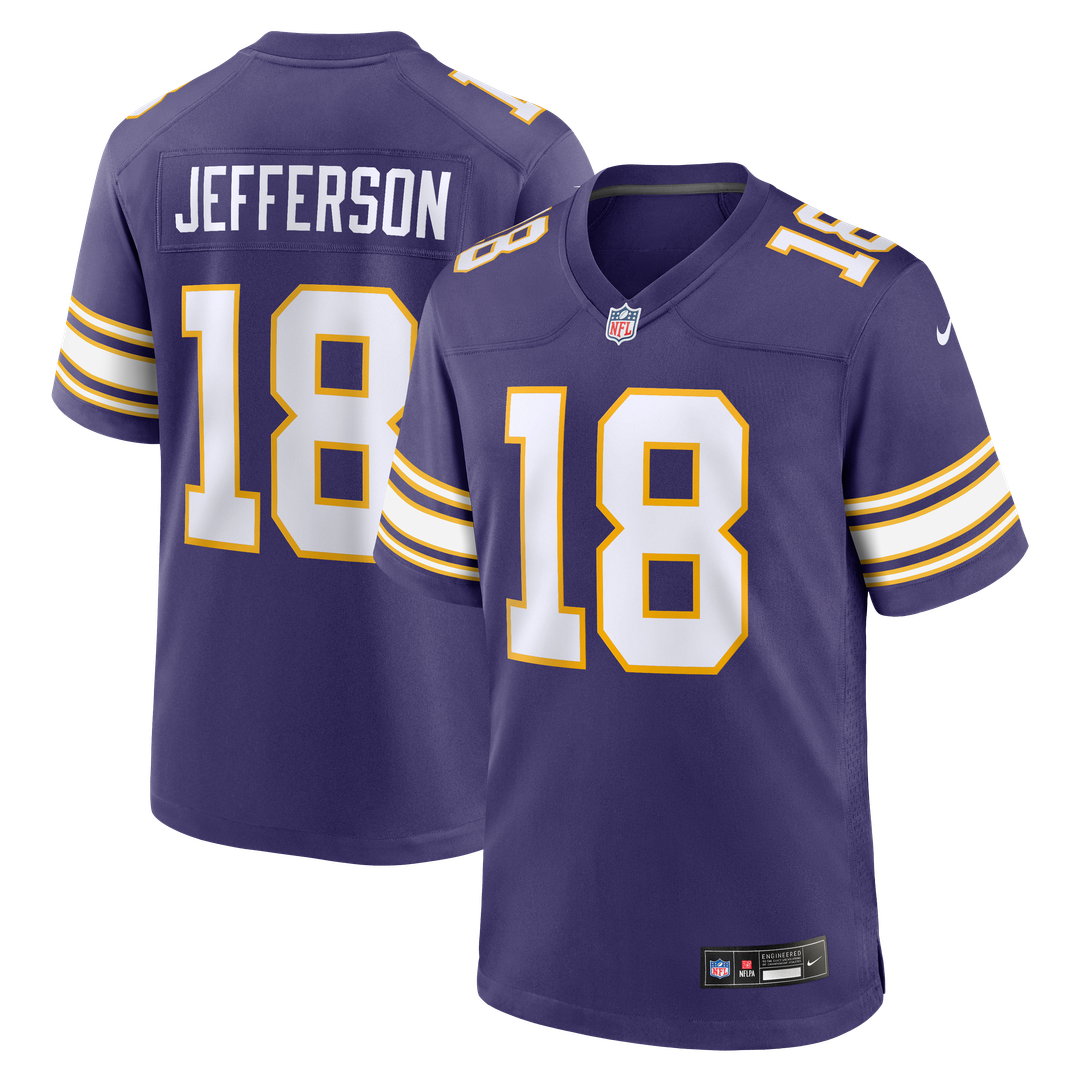 Minnesota Vikings Justin Jefferson Nike White Alternate Game Jersey
