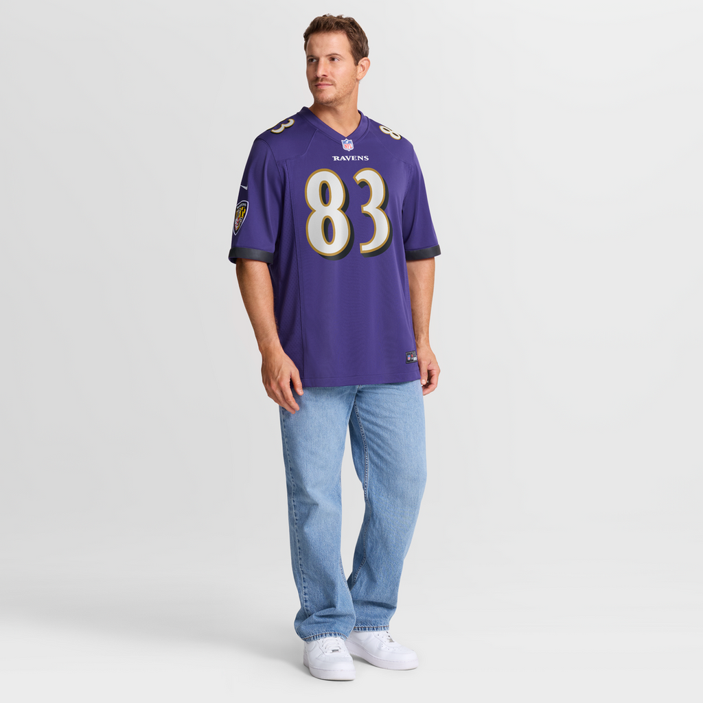 Baltimore Ravens LaJohntay Wester Nike Purple Game Jersey