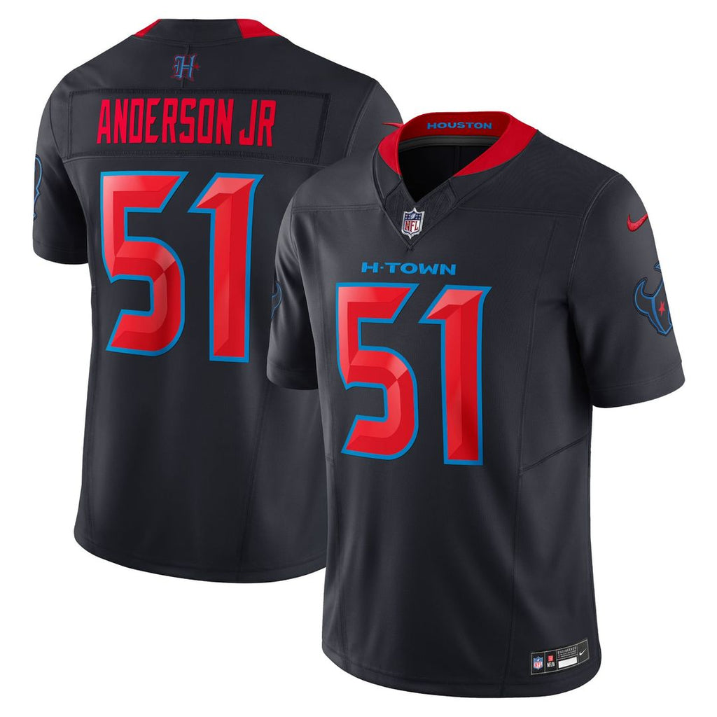 Houston Texans Will Anderson Jr. Nike Navy 2nd Alternate Vapor FUSE Limited Jersey