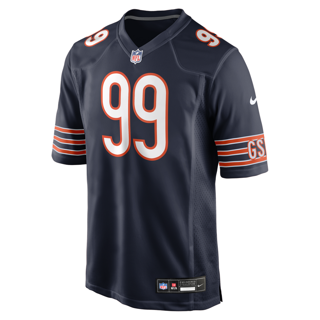 Chicago Bears Gervon Dexter Sr Nike Navy Game Jersey