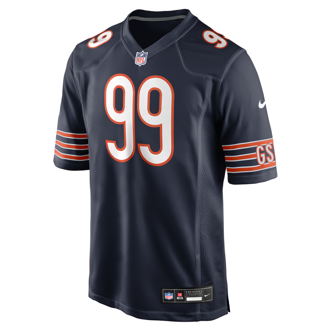 Chicago Bears Gervon Dexter Sr Nike Navy Game Jersey