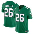 Philadelphia Eagles Saquon Barkley Nike Kelly Green Alternate Vapor FUSE Stitched Limited Jersey